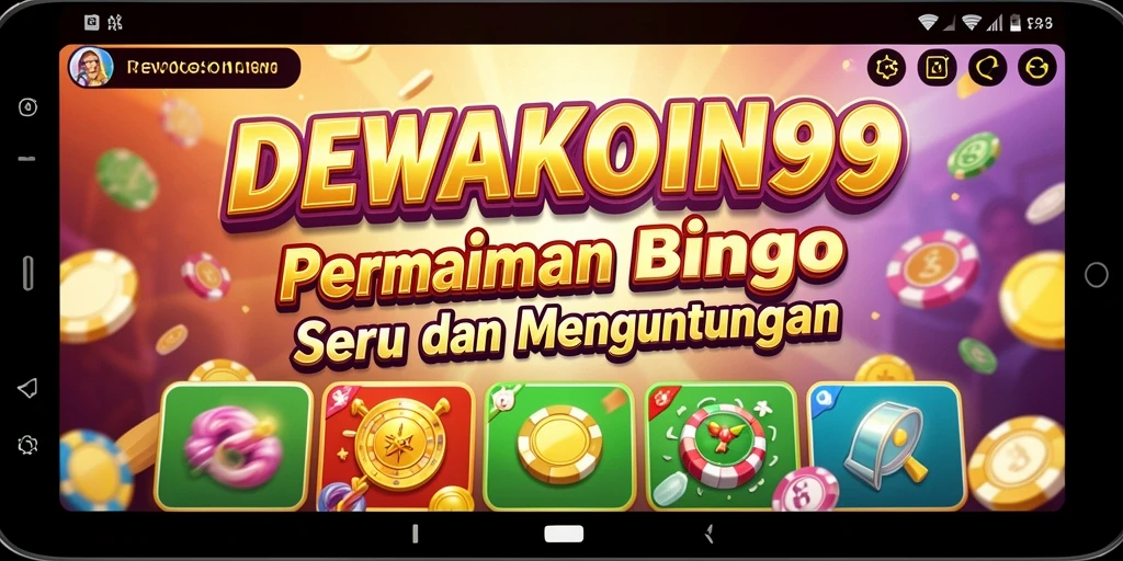 Tampilan gameplay menarik dari DEWAKOIN99 dengan tema Bingo.