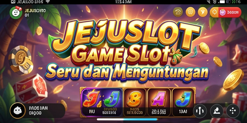 Tampilan menakjubkan dari gameplay slot JEJUSLOT.