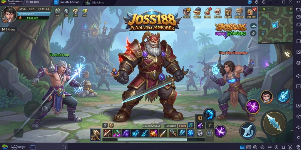 Tampilan gameplay menarik dan imersif dalam JOSS188.