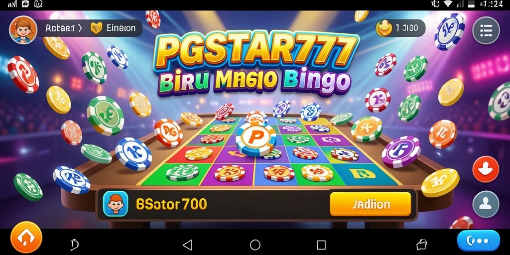 Tampilan gameplay seru dalam permainan Bingo PGSTAR777.